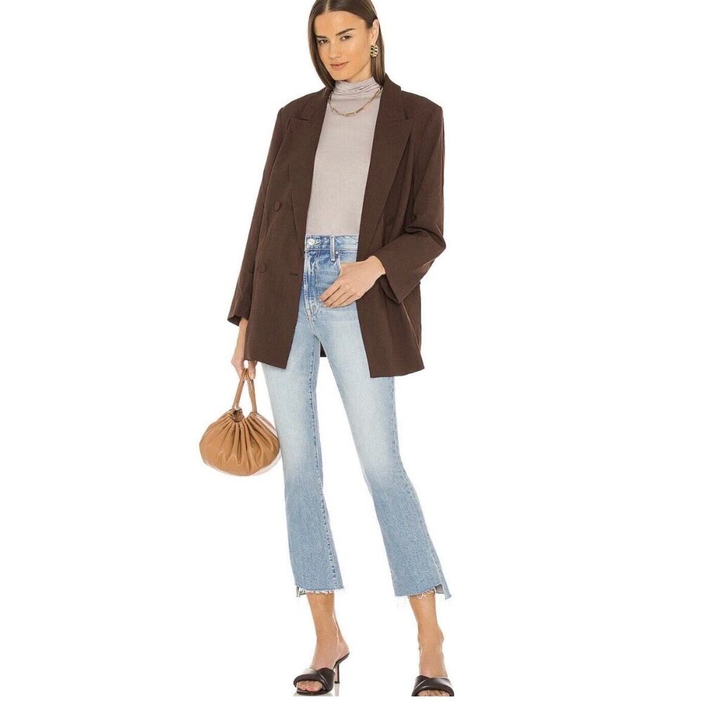 MOTHER The Insider Crop Step Fray Jeans Sz.28